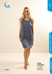 CAMICIA NOTTE S/L DONNA Z55088 Tellini S.r.l. Ingrosso Abbigliamento